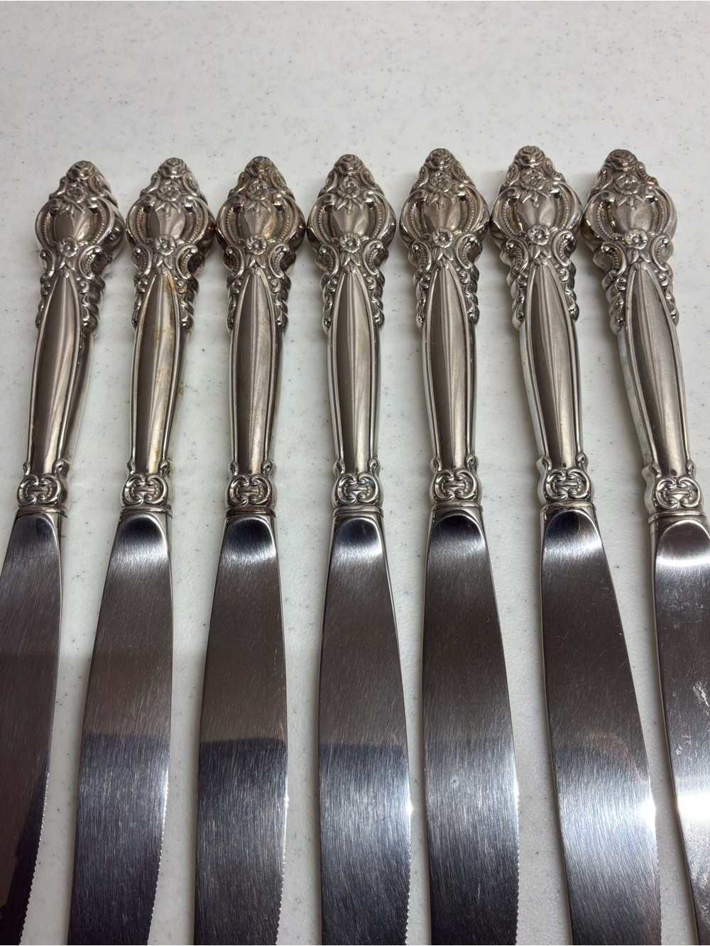 Vintage International Silver Plate Empress Pattern 43 Pcs - Picture 8 of 10